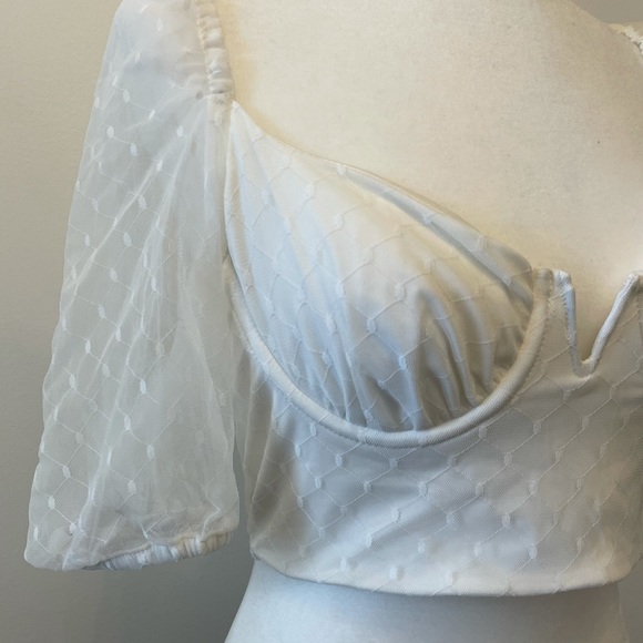 Camila Coelho Sancia crop top in white - Picture 7 of 8